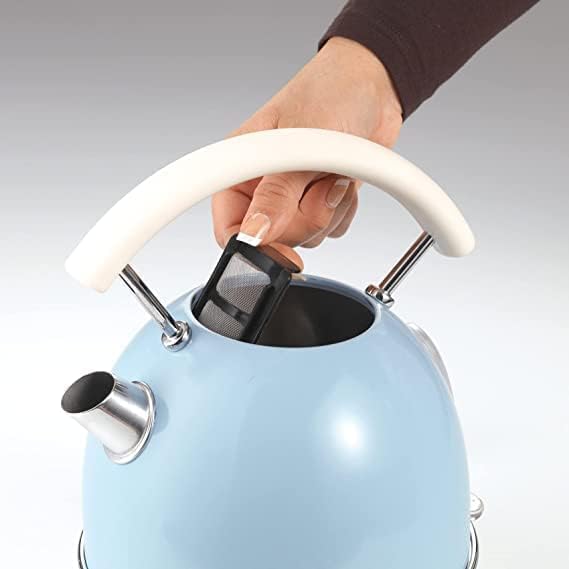 Ariete 2877 Vintage Electric Kettle 1.7L Stainless Steel Kettle Auto Shut-Off